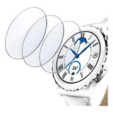 3 Micas Cristal Templado Compatible Con Huawei Watch Gt3 Pro
