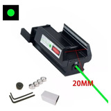 Mini Laser Verde Compacto Picatinny Pistola Mira Airsoft