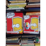 The Simpsons ,libro Info Personaje + Muñeco Bart C Base