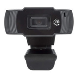 Camara Webcam Usb Full Hd 1080p / Manhattan - 462006 Color Negro