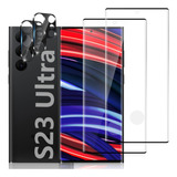 Vidrio 3d Para Samsung S23 Ultra Uv + Cámara