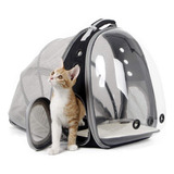 Mochila Expandible Para Gatos, Cápsula Espacial Transparente