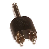 Ficha Adaptador Plug 6.5 St A 2 Rca Macho Dj Garmath