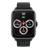 Smartwatch Colmi P Series P28 Plus 1.69  Caja 36mm De  Aleación  Negra, Malla  Negra De  Silicona