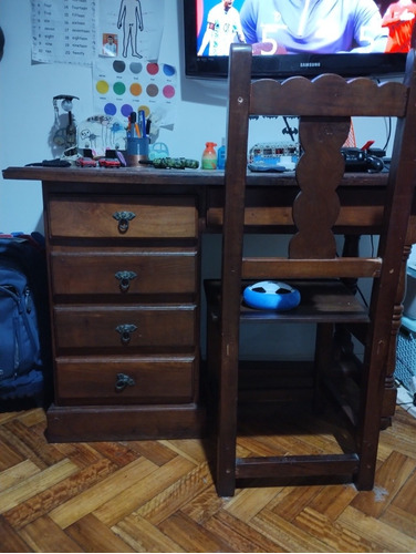 Escritorio Y Silla Algarrobo 