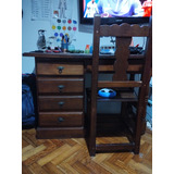 Escritorio Y Silla Algarrobo 