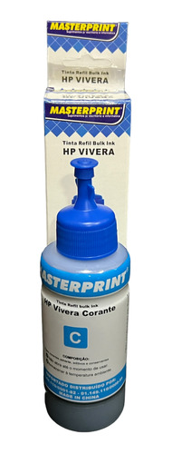 Refil Tinta Para Hp Vivera 100ml Ciano 92 122 662 664 667