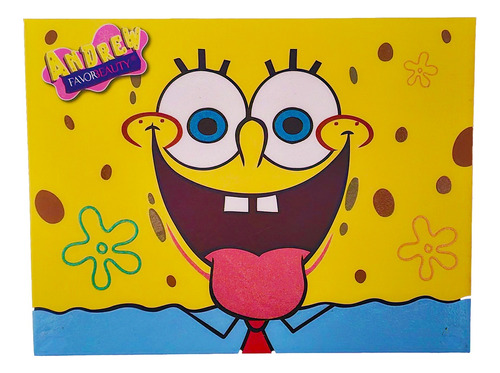 Paleta De Sombras Ojos Bob Esponja, Con 50 Diferentes Tonos