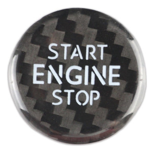 Botón Start-stop En Fibra De Carbono Volkswagen (modelo C)