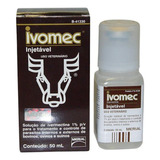 Ivomec Vermifugo Injetavel 50 Ml - Ivermectina A 1%