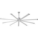 Bigizmos 96 Inch Industrial Dc Motor Ceiling Fan, Damp Rated