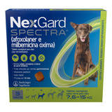 Nexgard Spectra 7,6-15 Kg C/3 Tabletes Antipulga E Carrapato Cor Verde-limão