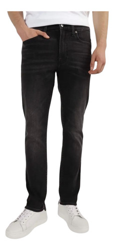 Jeans Calvin Klein Slim Hombre Pantalón Mezclilla Caballero