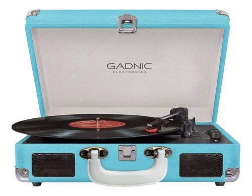 Tocadisco Discos Vinilos Vintage Sd Aux Gadnic 3 Velocidades