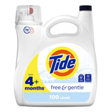 Tide Free & Gentle Detergente Liquido Para Ropa 100 Cargas 1