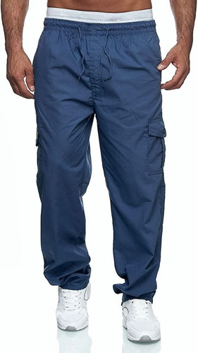 Pantalón Jogger Cargo Jeans For Hombre Casual