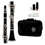 Clarinete Cl04n Eagle Em Sib - 17 Chaves Novo Na Caixa C/nf