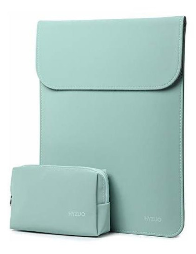 Estuche + Bolso Para Notebook 16 Pulgadas Verde Menta Hyzuo 