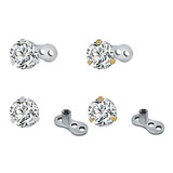 Set Piercing Dermal 4 Piezas