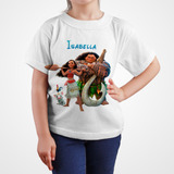 Camiseta Cumpleaños Moana Niño Y Niña 