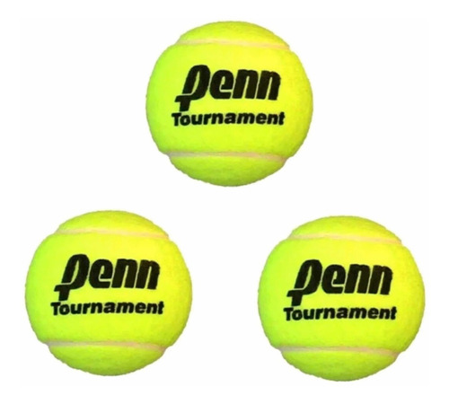 6 Pelotas Penn Tournament Sueltas Granel Tenis Padel Paddle