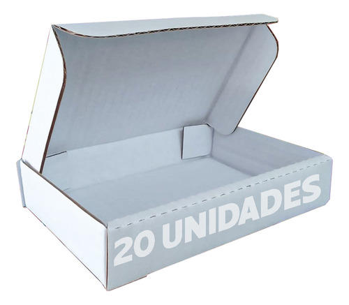 Kit Caixa Papelão Correio Mini Envios 16x11x3 Montável 20 Un