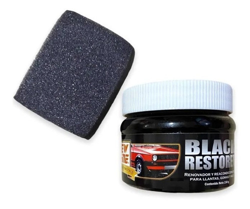 1 Pz. Black Restorer | New Shine | Restaurador De Plásticos