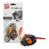 Juguete Para Gatos Gigwi Activity Mouse Pet Droid Con Pilas Color Marrón