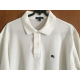 Camisa  Burberry Gola Polo M  Branca