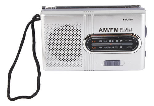 Radio Fm Am, Altavoz Largo De 5 W, Bolsillo Portátil Durader