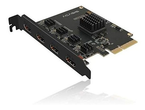 Tarjeta De Captura De Video Acasis Quad Hdmi Pcie 1080p