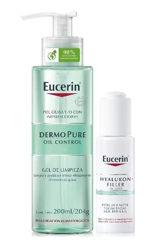 Kit Eucerin Limpieza Dermopure + Serum Facial Pore Minimizer