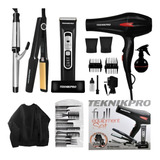 Kit Herramientas De Peluquería Teknikpro Full Equiment