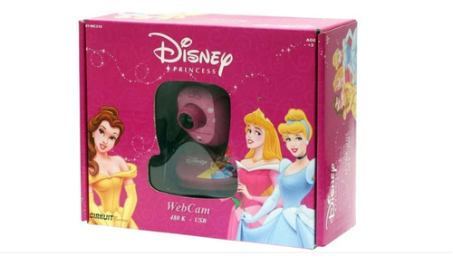 Disney Princess Camara Web Usb 1.3 Mpx Caja Dañada