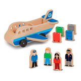 Juguete Avión  De Madera Didactico Montessori