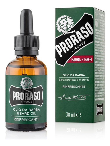 Aceite Para Barba Refrescante E Hidratante 30 Ml Proraso 