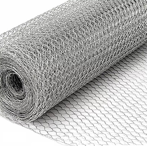 Tejido Malla Hexagonal Gallinero Galvanizado 1/2'' 1m X 10m