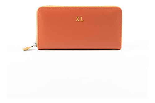 Billetera Mujer Billeteras Xl Extra Large Elly Naranja