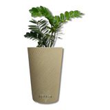 Vaso Planta Redondo Coluna Linear Pilão Diversas Cores N3