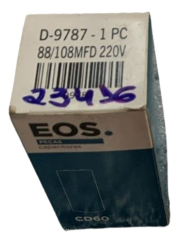 Capacitor Cd60 88/108mfd 220v