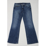 Pantalon Mujer Talla 4s Tommy Hilfiger Corte Bota Azul