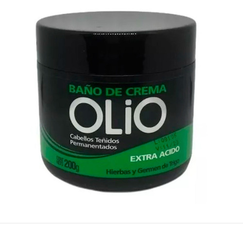 Baño De Crema Extra Acido Cabellos Teñidos Olio X 200gr