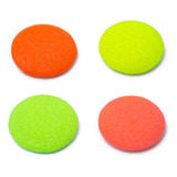 Boton Lunar Forrado Para Pegar Colores Fluor Pack Por 100u.