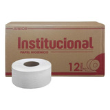 Institucional Papel Higiénico Junior Caja C/12 Rollos 180mts