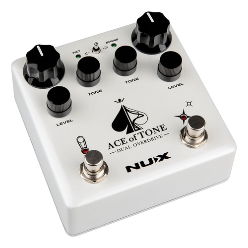 Pedal De Efecto Nux Ndo-5 Ace Of Tone Dual Overdrive 