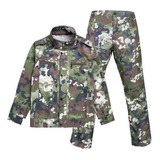 1 Conjunto De Roupas De Caça 3d Folha Cabolsa Calças Camufla