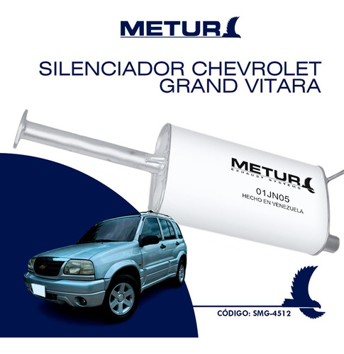 Silenciador Chevrolet Grand Vitara 2002/07 Foto 5