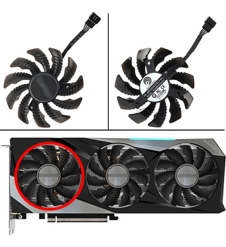 Cooler Para Gpu Gigabyte Eagle 3060 / 3070 / Ti 78mm Pld080