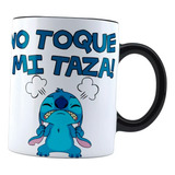 Taza Mágica Stitch No Toques Mi Taza