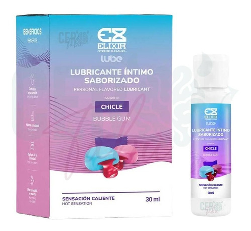 Gel Lubricante Intimo Sensacion Caliente Saborizado Oral